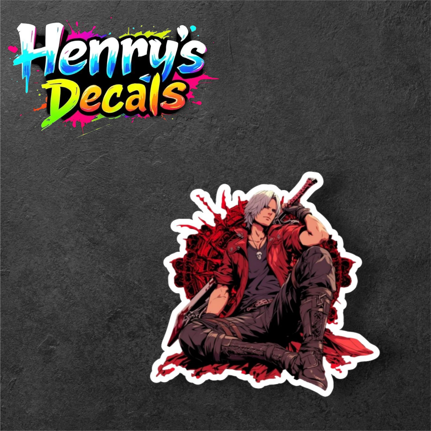 Video Game Dante Sticker Car Decal