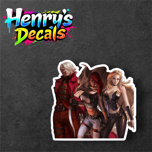 Video Game Protagonists Sticker Car Decal