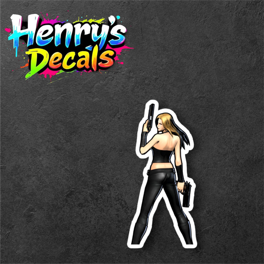 Video Game Trish Sticker Car Decal