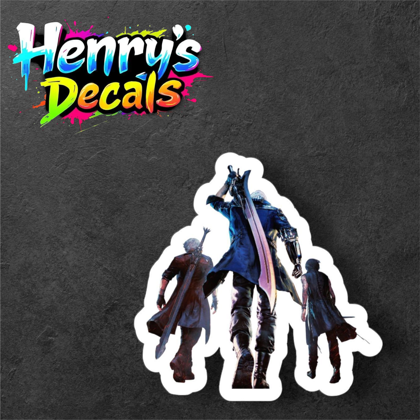 Video Game Protagonists Sticker Car Decal