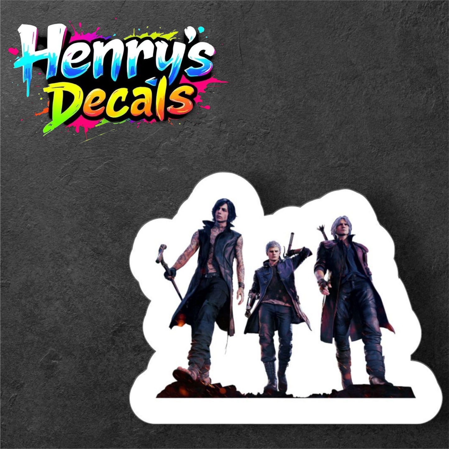Video Game Protagonists Sticker Car Decal
