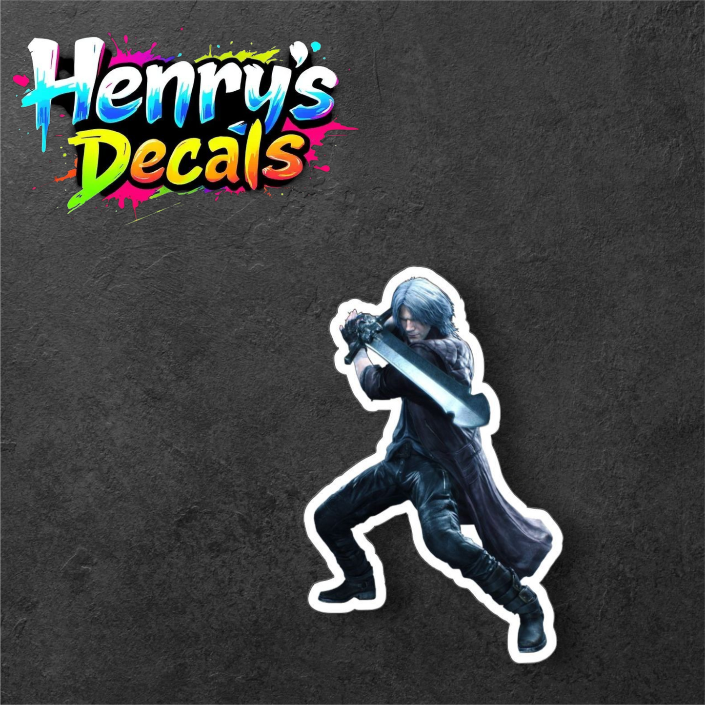 Video Game Dante Sticker Car Decal