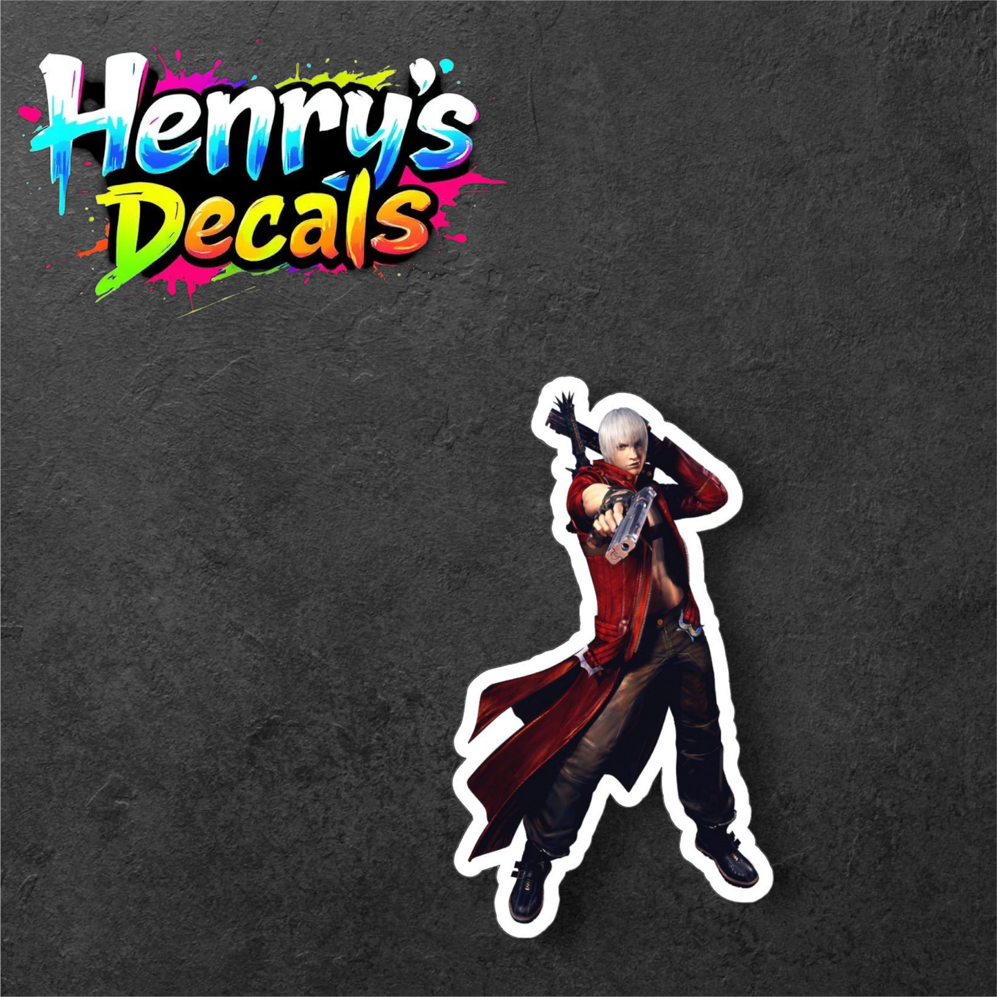 Video Game Dante Sticker Car Decal