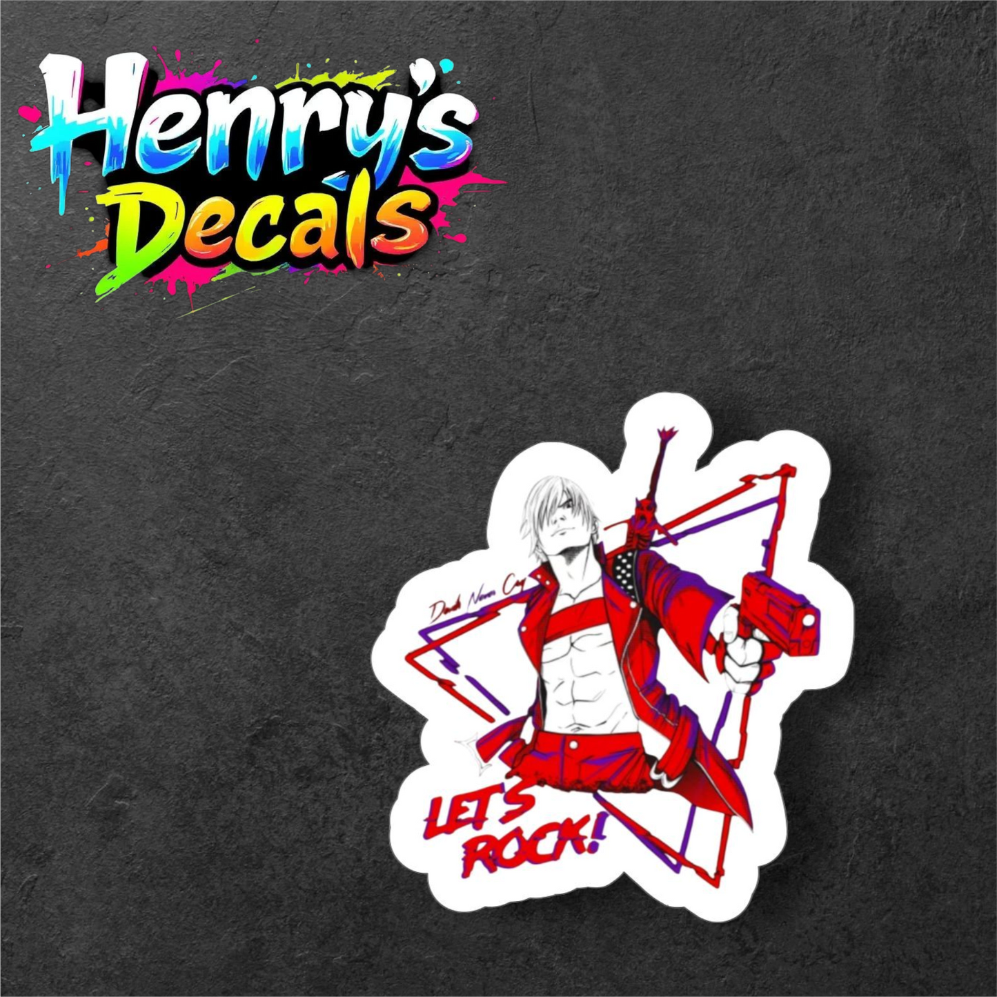 Video Game Dante Sticker Car Decal