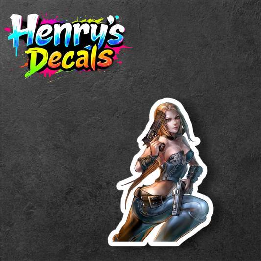 Video Game Trish Sticker Car Decal