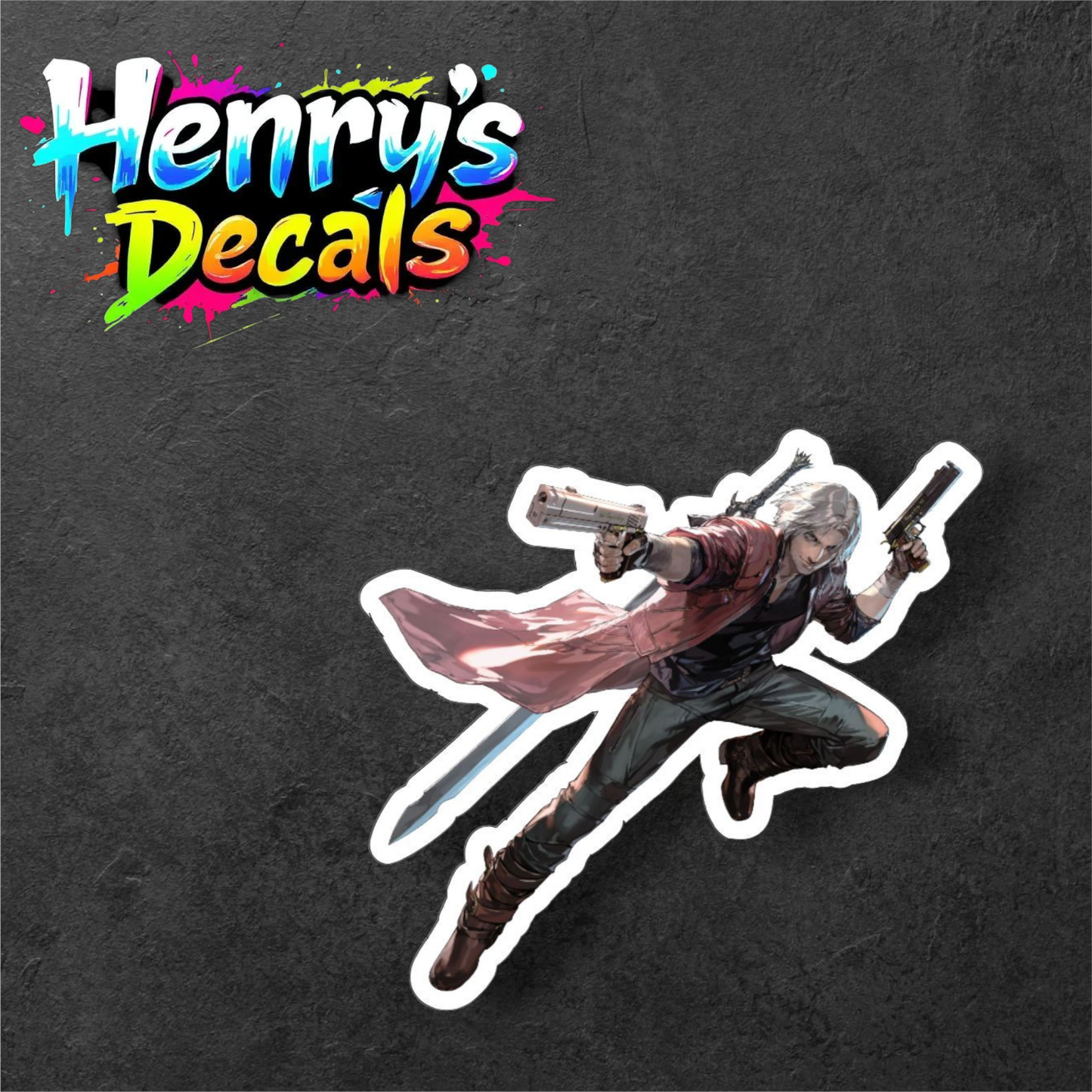Video Game Dante Sticker Car Decal