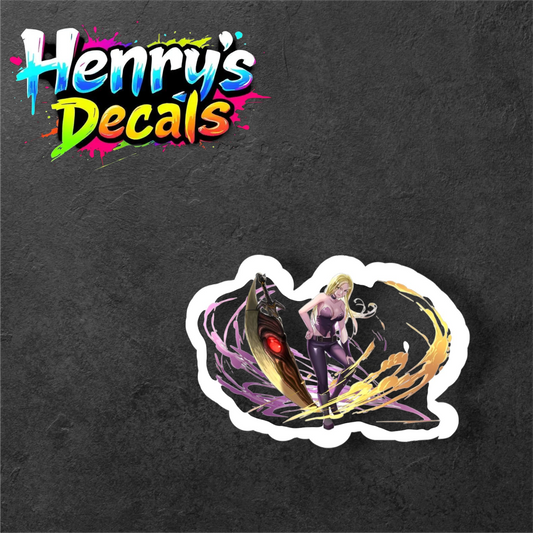 Video Game Trish Sticker Car Decal