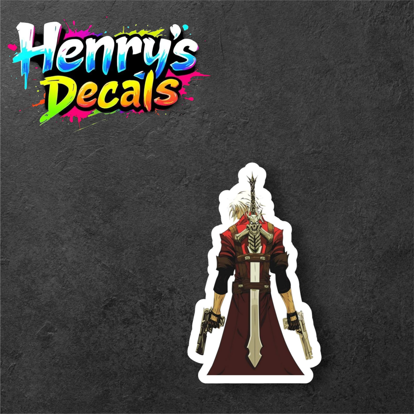 Video Game Dante Sticker Car Decal