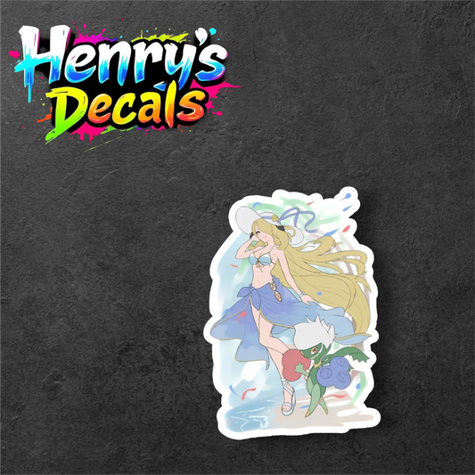 Anime Cynthia Sticker Car Decal