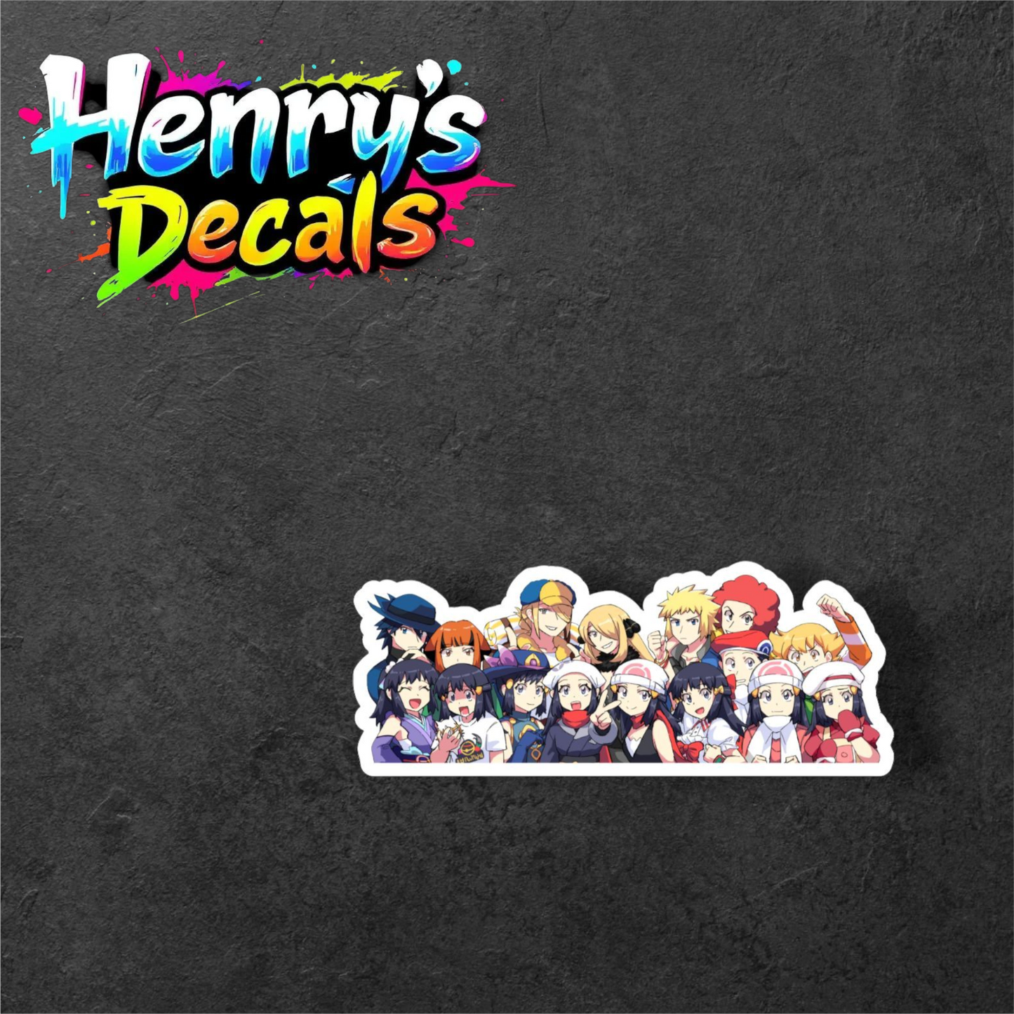 Anime Characters Sticker Car Decal
