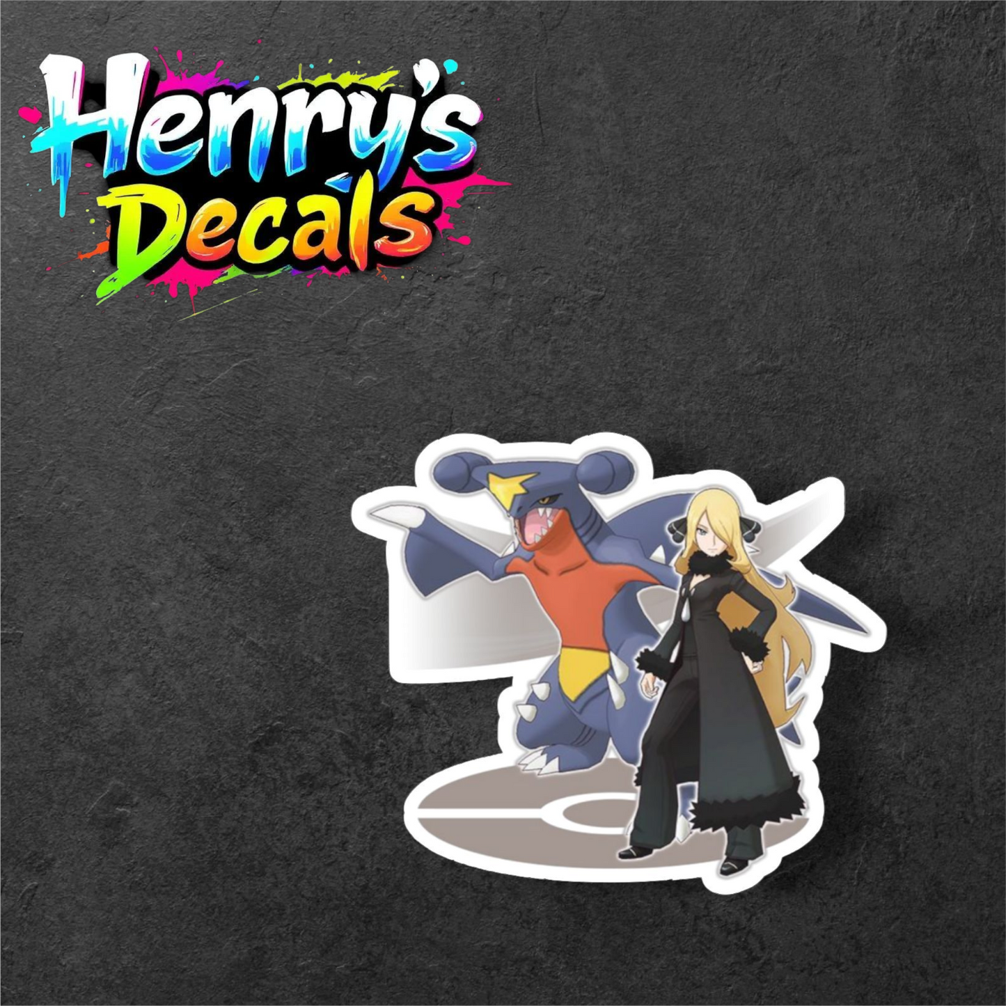 Anime Cynthia Sticker Car Decal