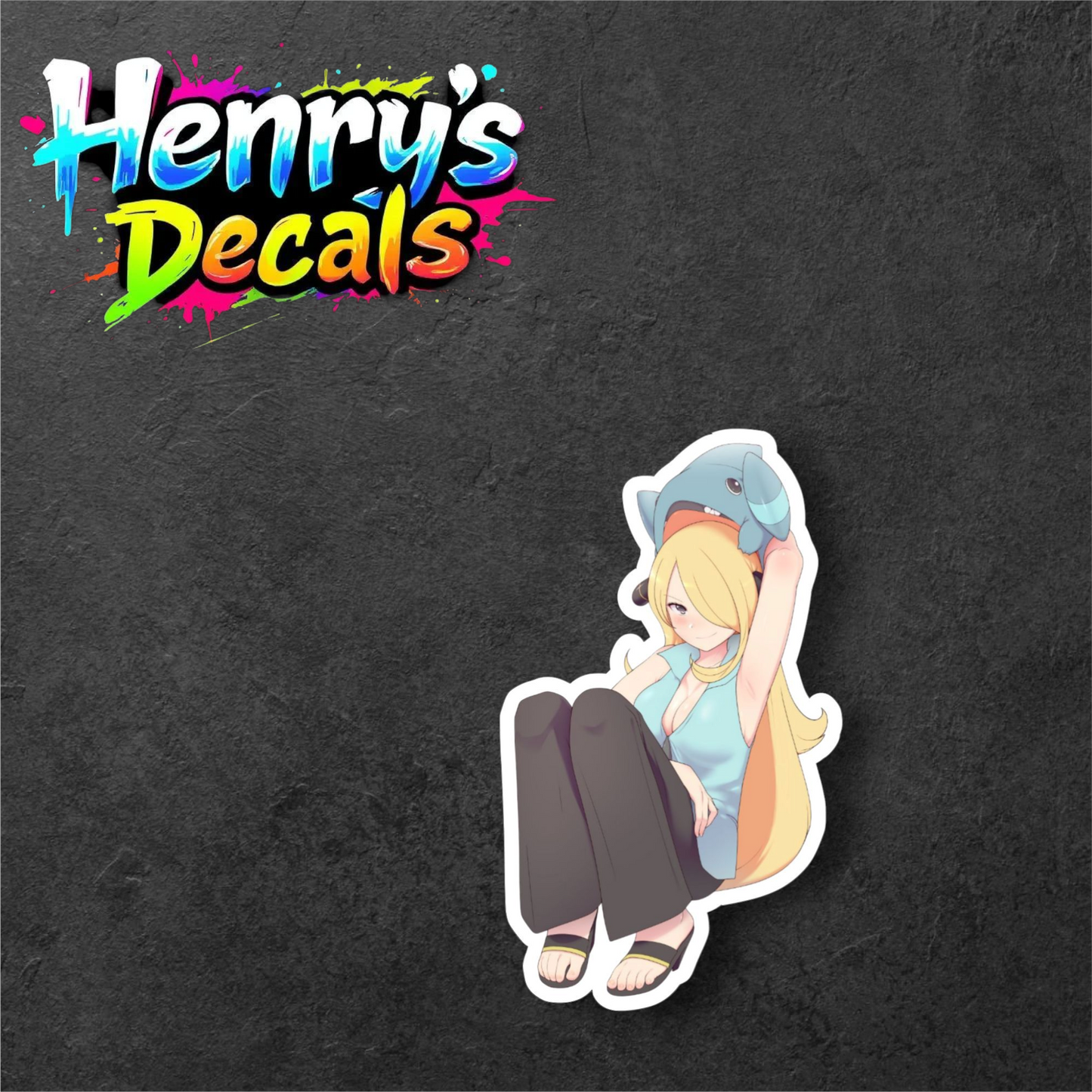 Anime Cynthia Sticker Car Decal