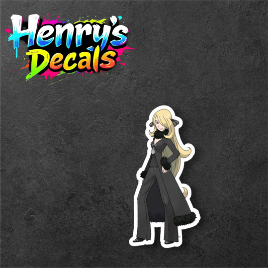 Anime Cynthia Sticker Car Decal