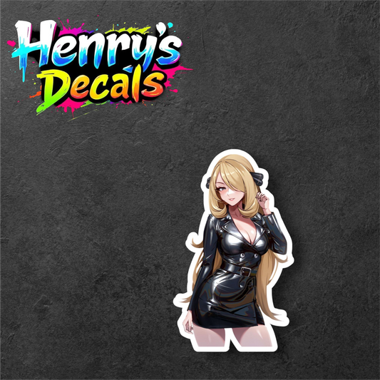 Anime Cynthia Sticker Car Decal