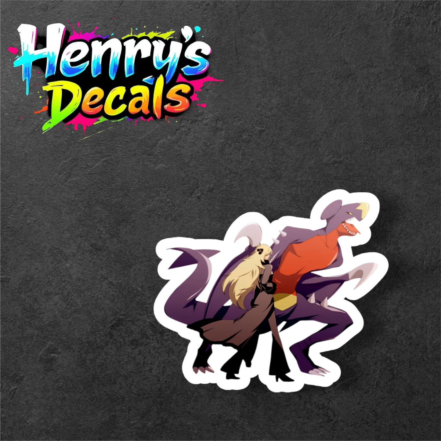 Anime Cynthia Sticker Car Decal