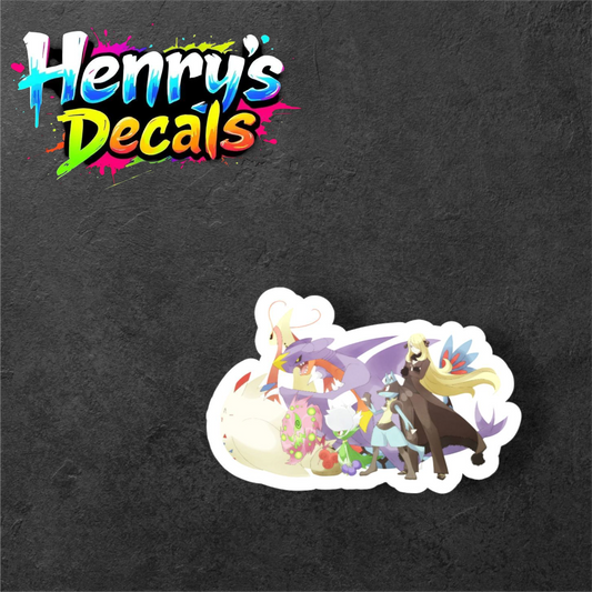 Anime Cynthia Sticker Car Decal