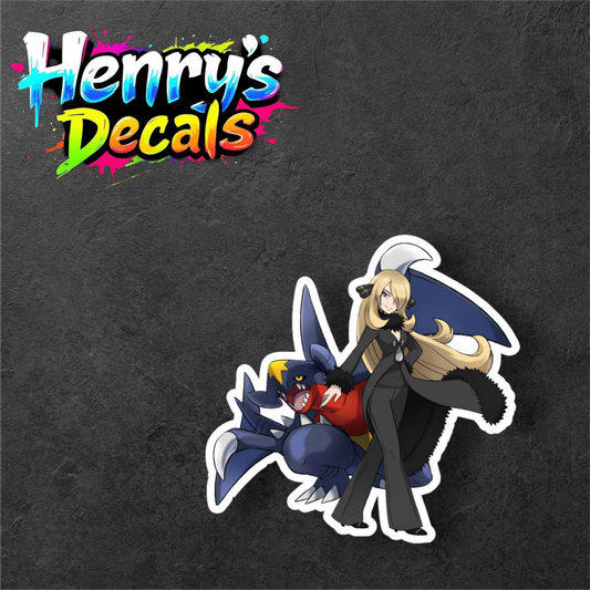 Anime Cynthia Sticker Car Decal