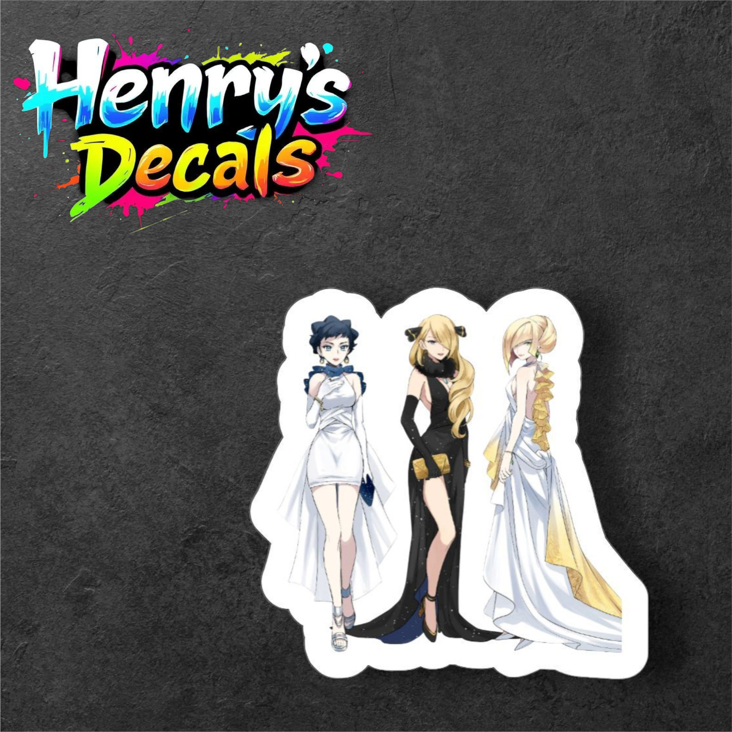 Anime Waifus Sticker Car Decal