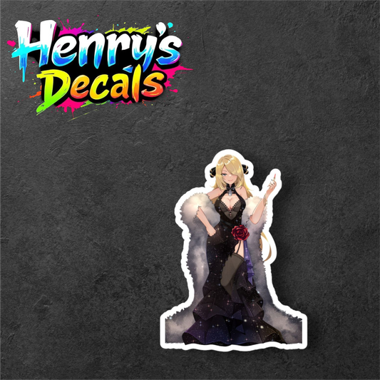 Anime Cynthia Sticker Car Decal