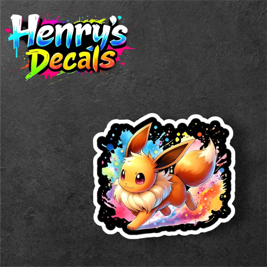 Anime Eevee Sticker Car Decal