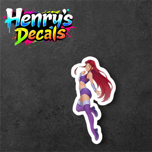 Starfire Sticker Car Decal