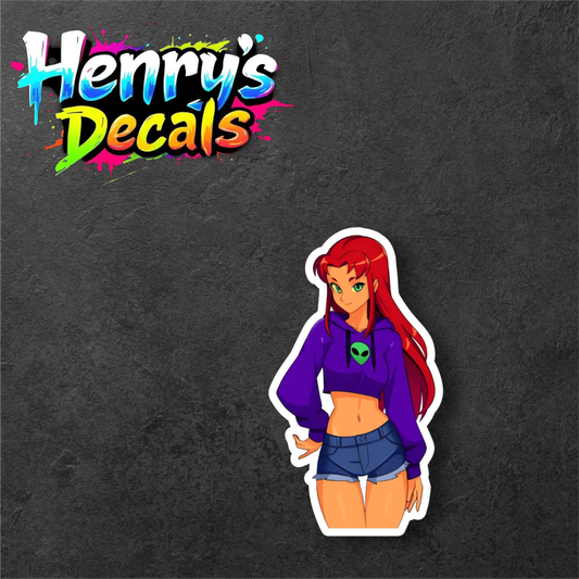 Starfire Sticker Car Decal