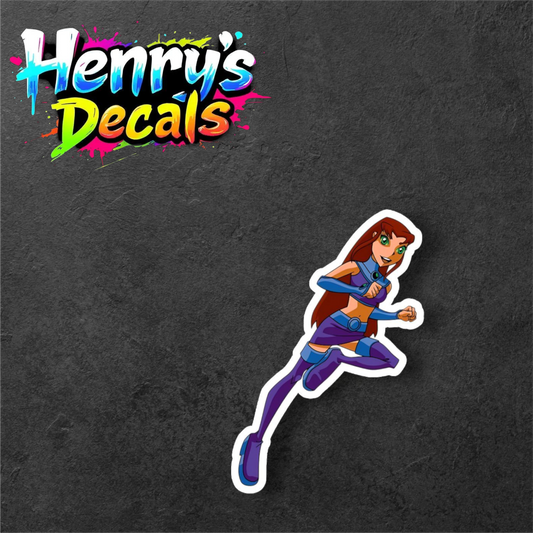 Starfire Sticker Car Decal