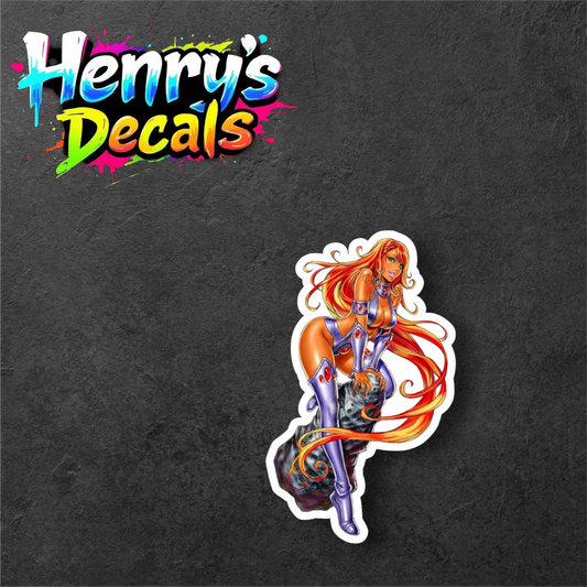 Starfire Sticker Car Decal