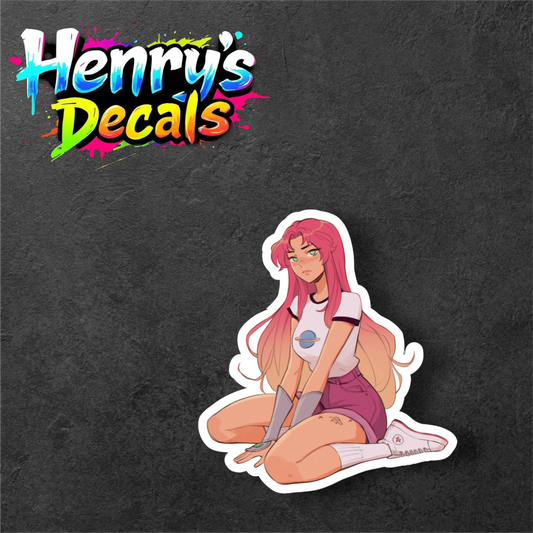 Starfire Sticker Car Decal