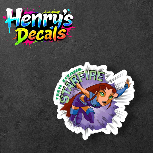 Starfire Sticker Car Decal
