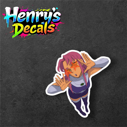 Starfire Sticker Car Decal