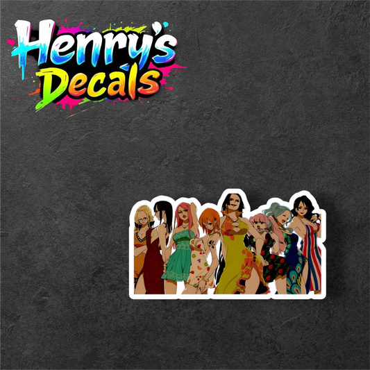 Waifus Sticker Car Decal