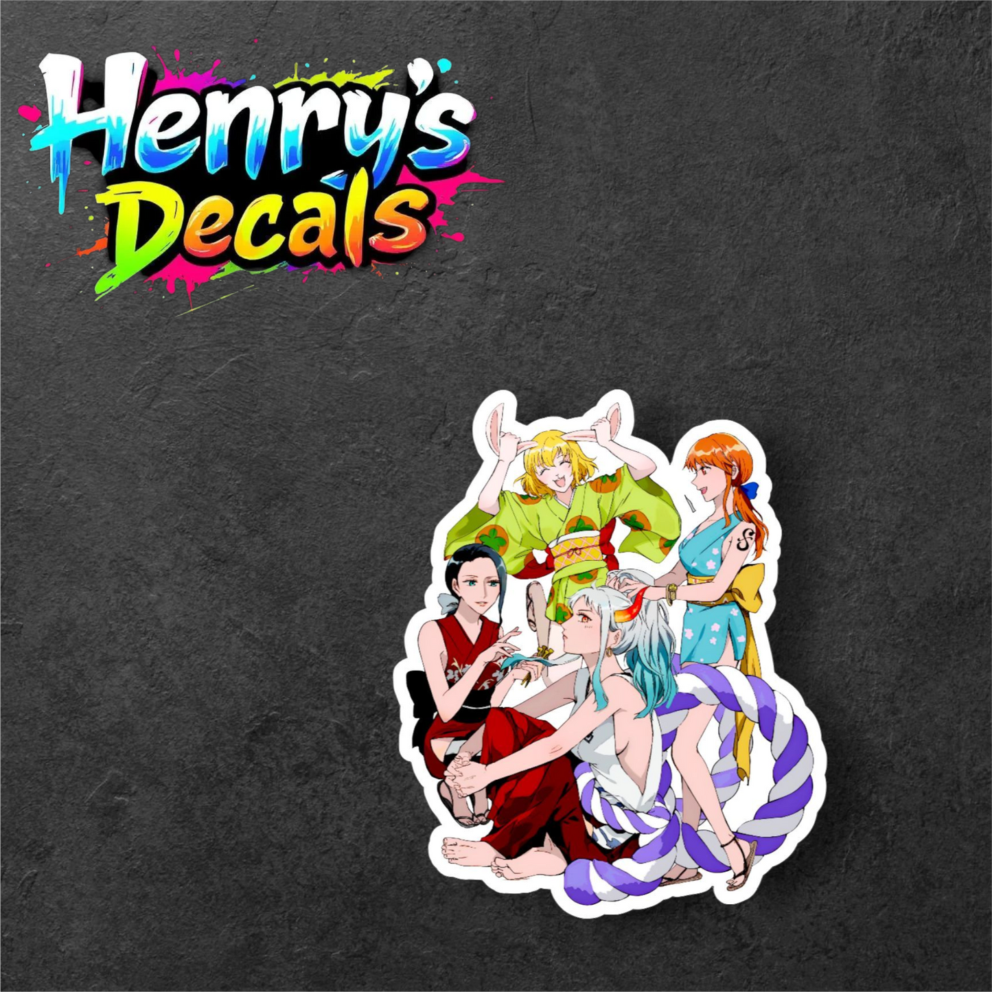 Waifus Sticker Car Decal