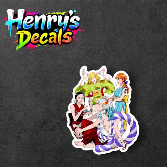 Waifus Sticker Car Decal