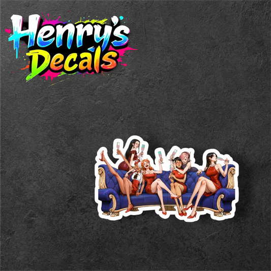 Waifus Sticker Car Decal