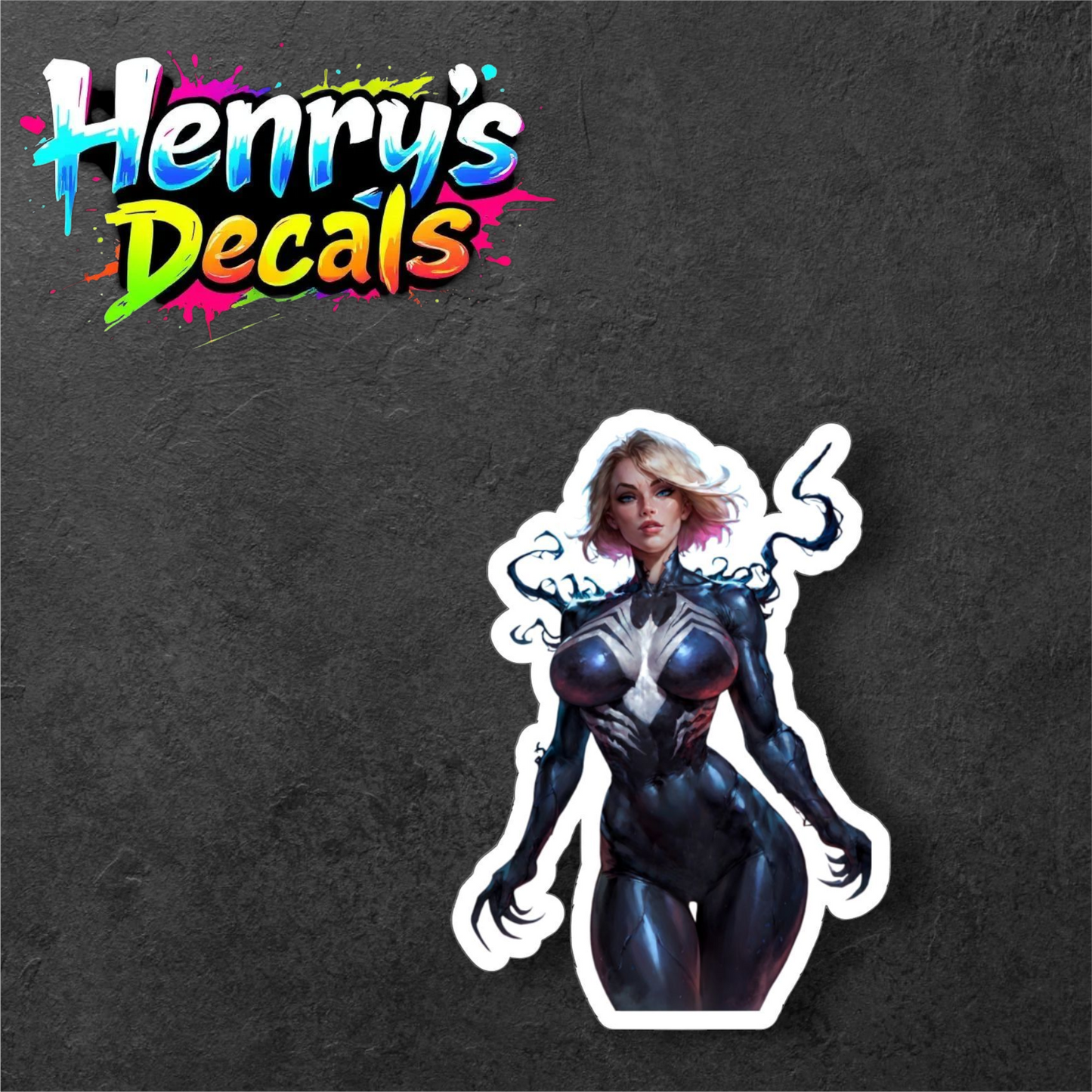 Cartoon Gwen Sticker Car Decal