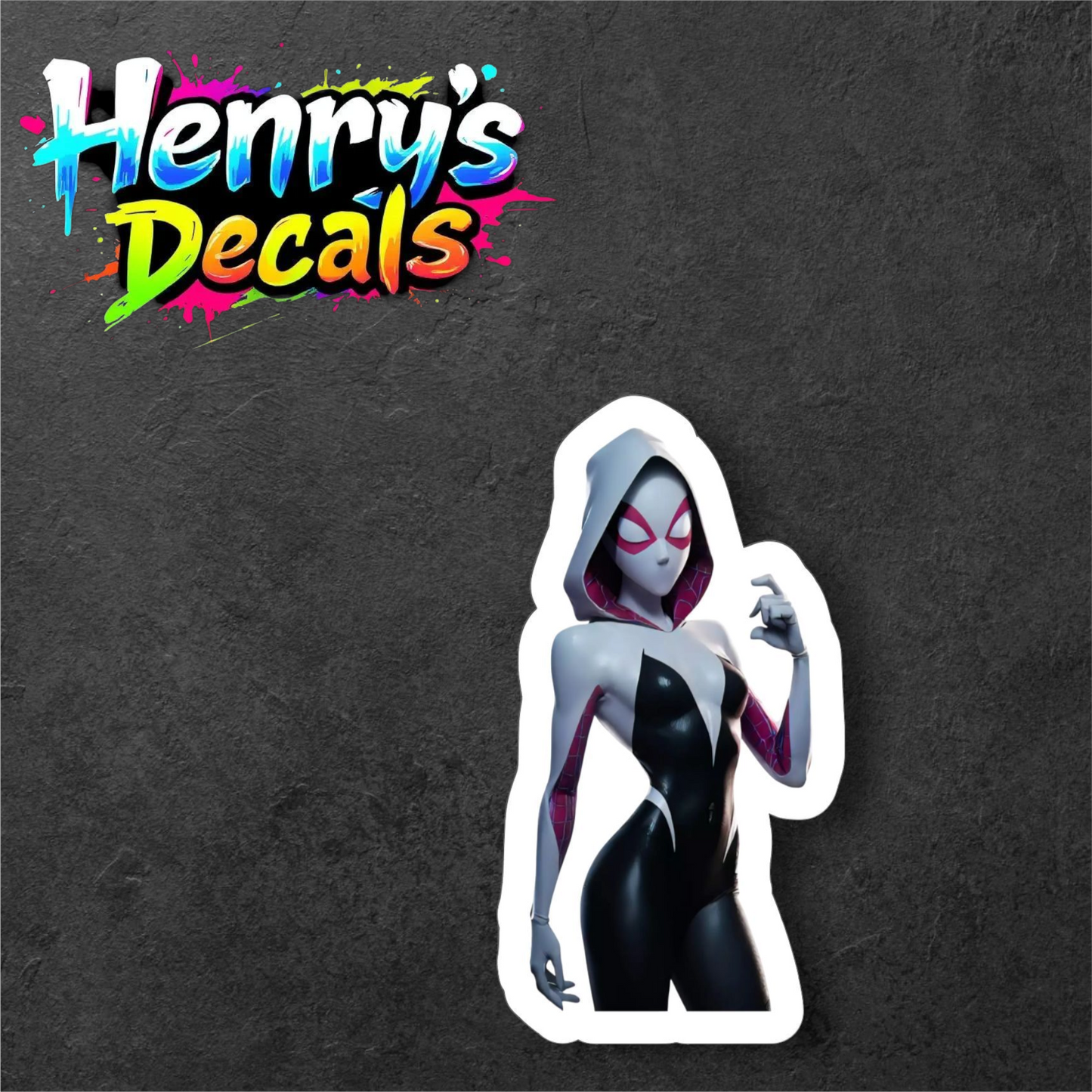 Cartoon Gwen Sticker Car Decal