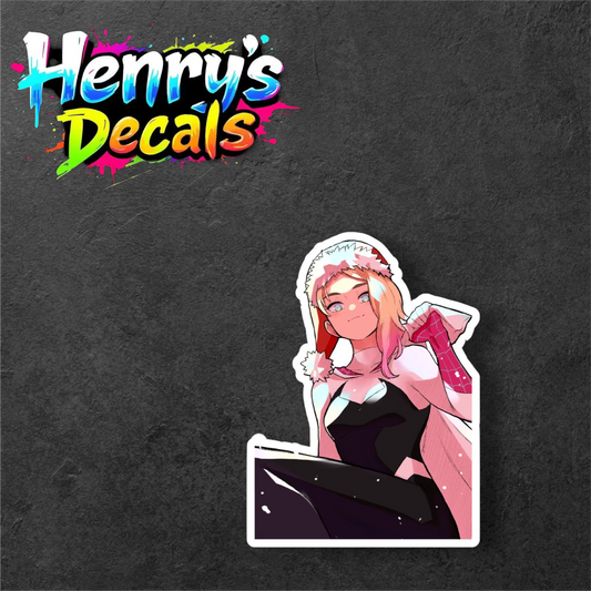 Cartoon Gwen Sticker Car Decal