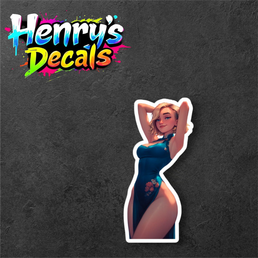 Cartoon Gwen Sticker Car Decal