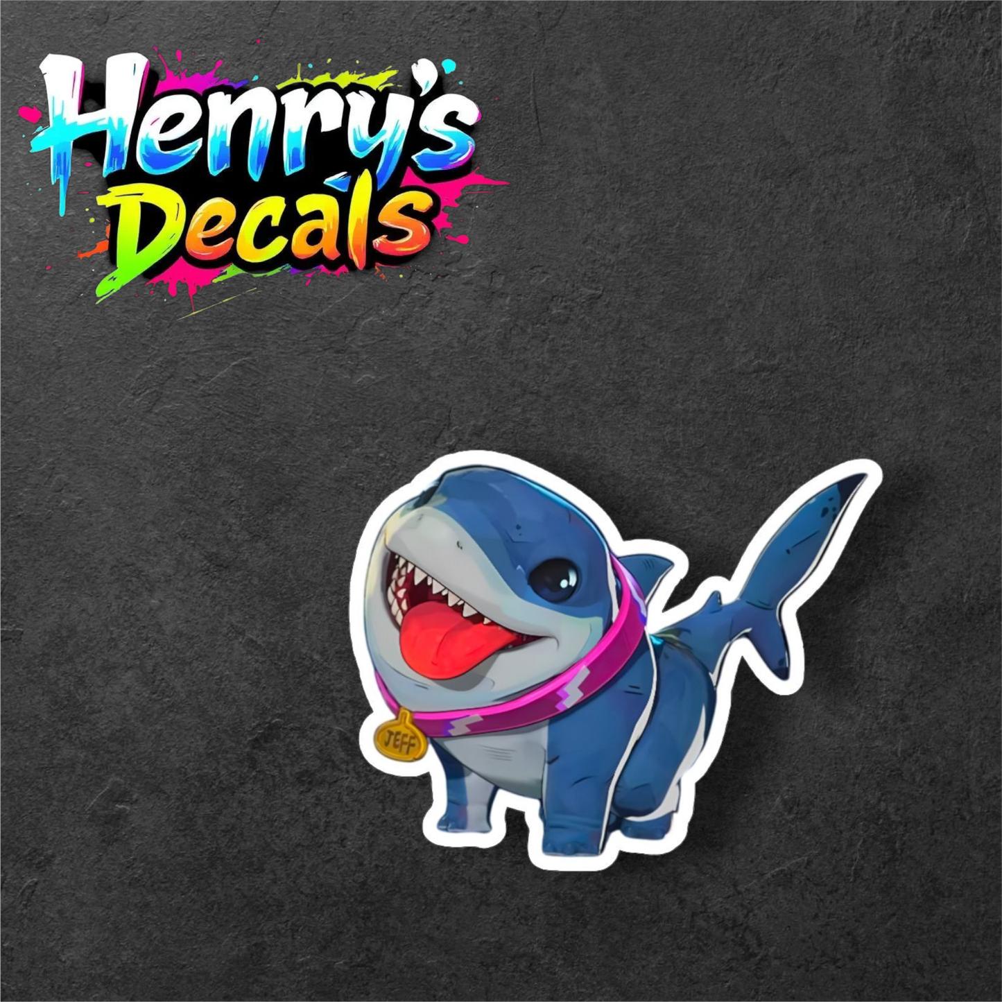 Cartoon Jeff Sticker Car Decal