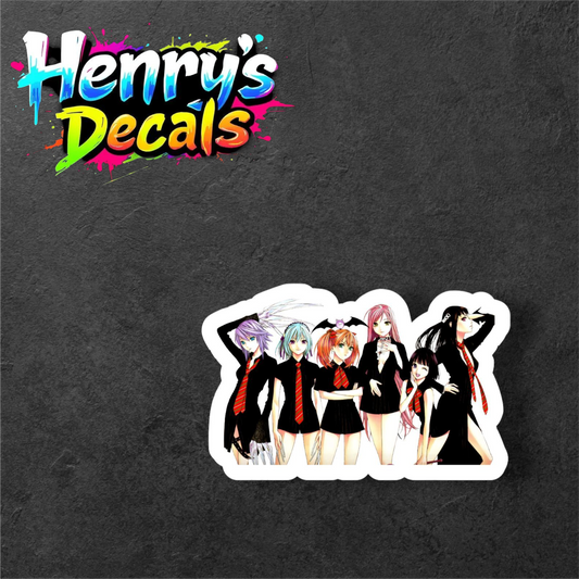 Waifus Sticker Car Decal