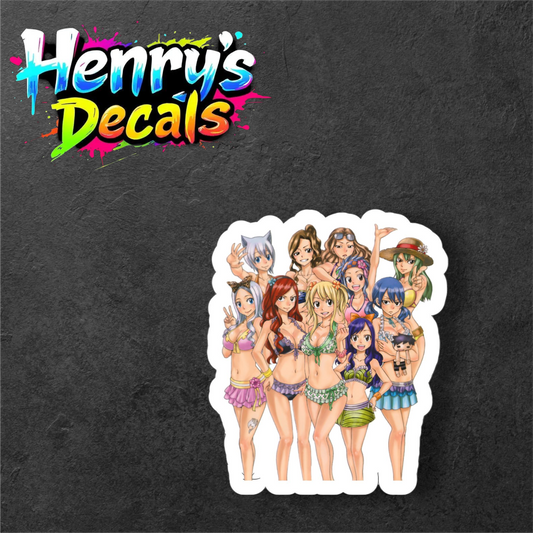 Waifus Sticker Car Decal