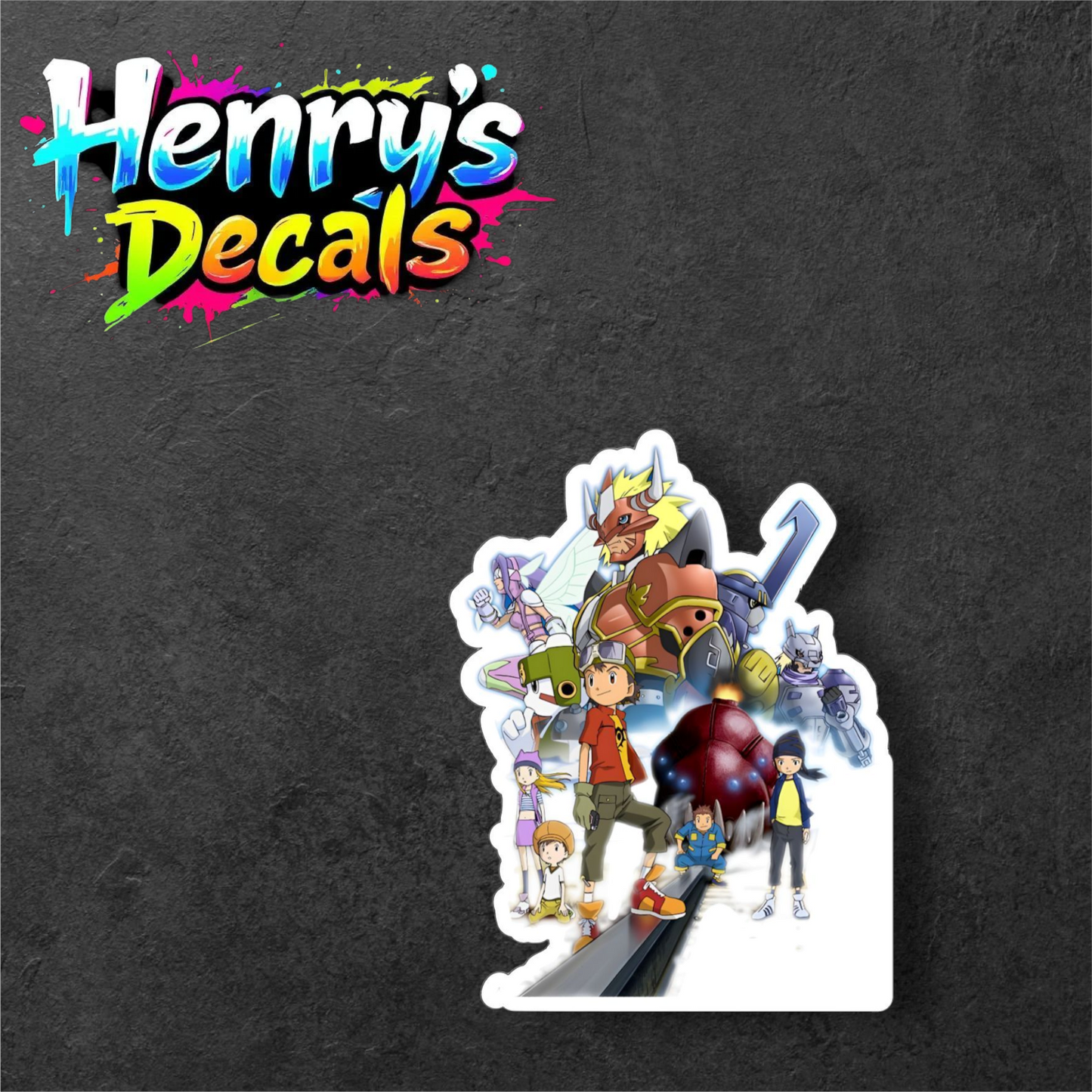 Anime Digidestined Sticker Car Decal