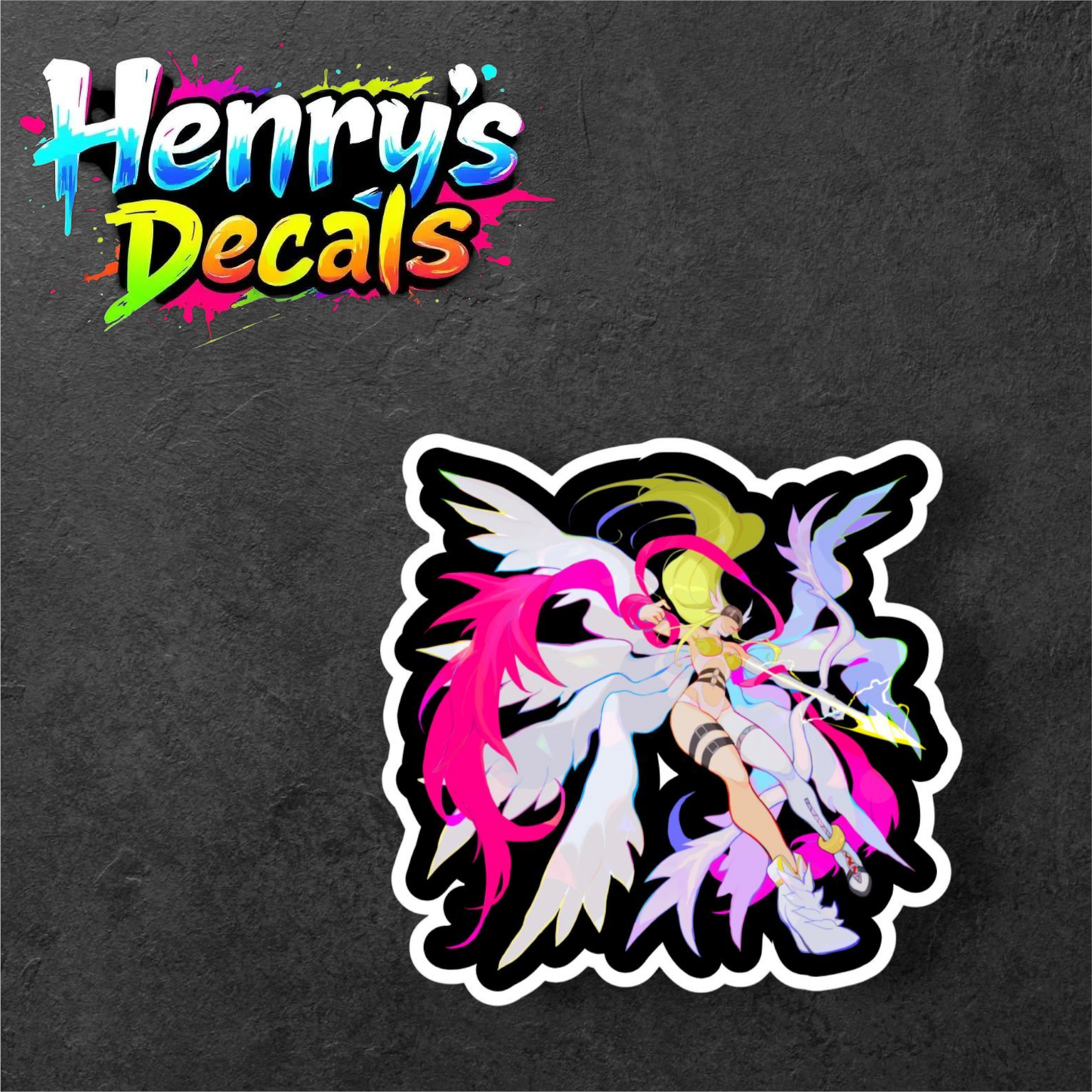 Anime Angewomon Sticker Car Decal