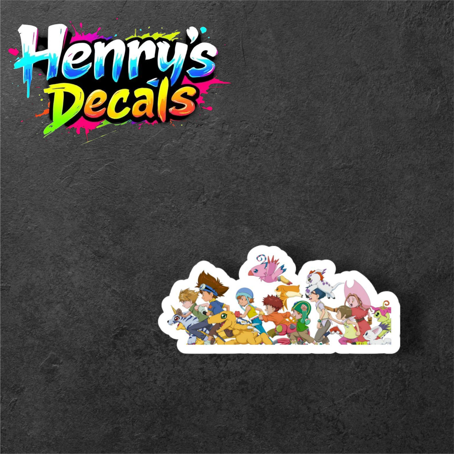Anime Digidestined Sticker Car Decal
