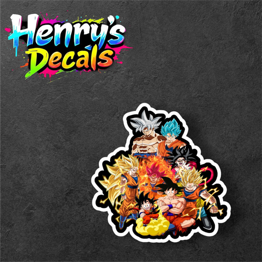 Goku Sticker Car Decal