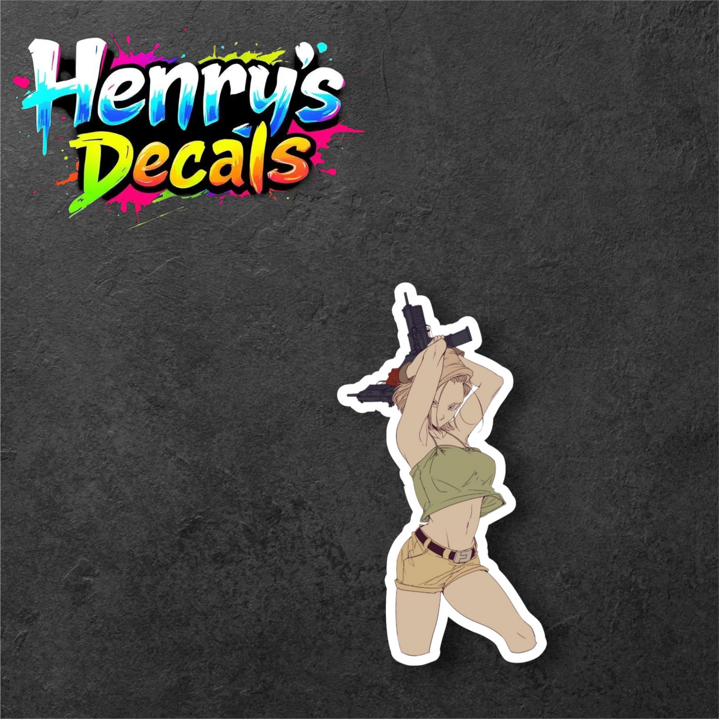 Android 18 Sticker Car Decal