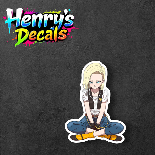 Android 18 Sticker Car Decal