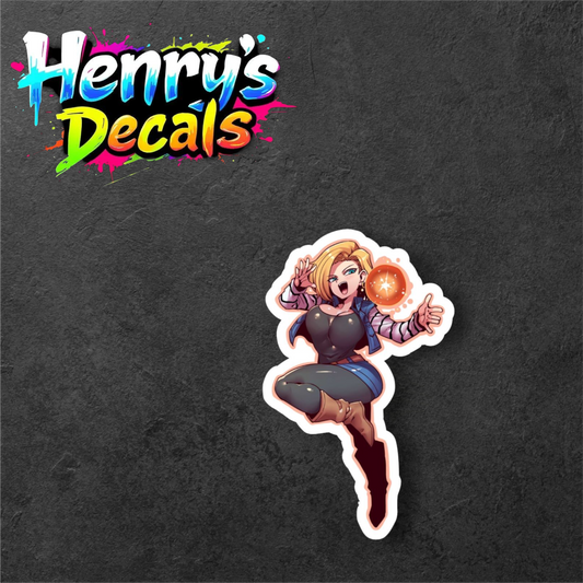 Android 18 Sticker Car Decal