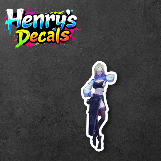 Android 18 Sticker Car Decal